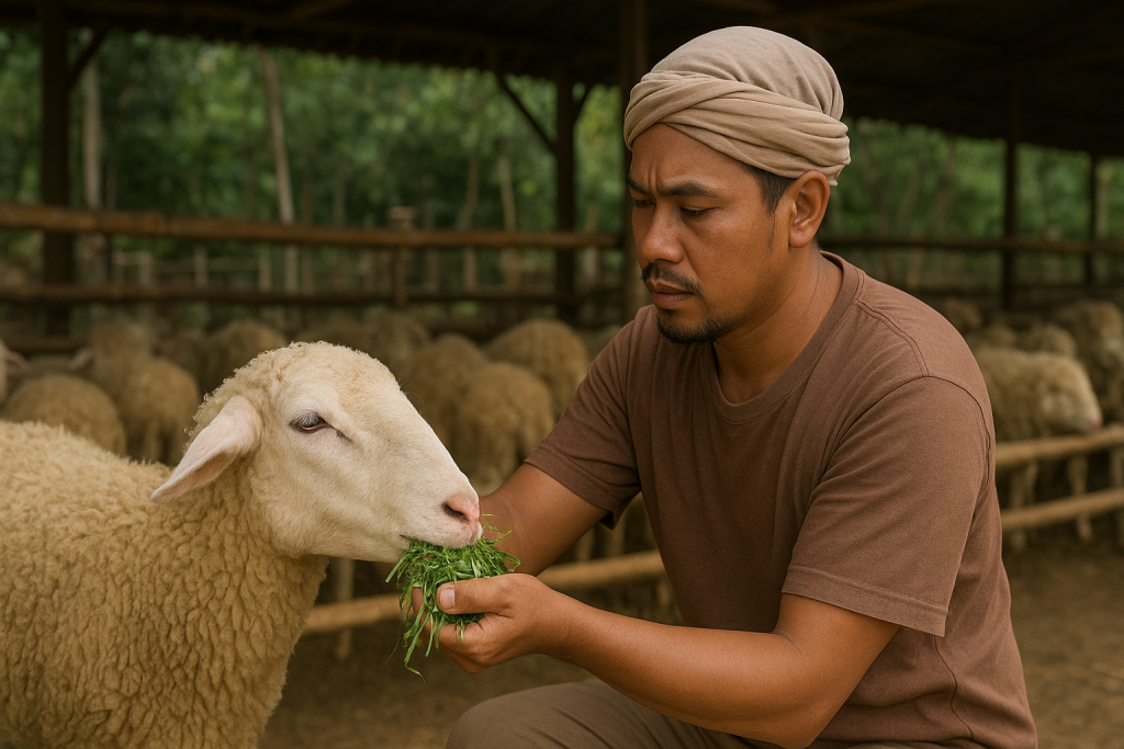 pakan terbaik untuk domba aqiqah